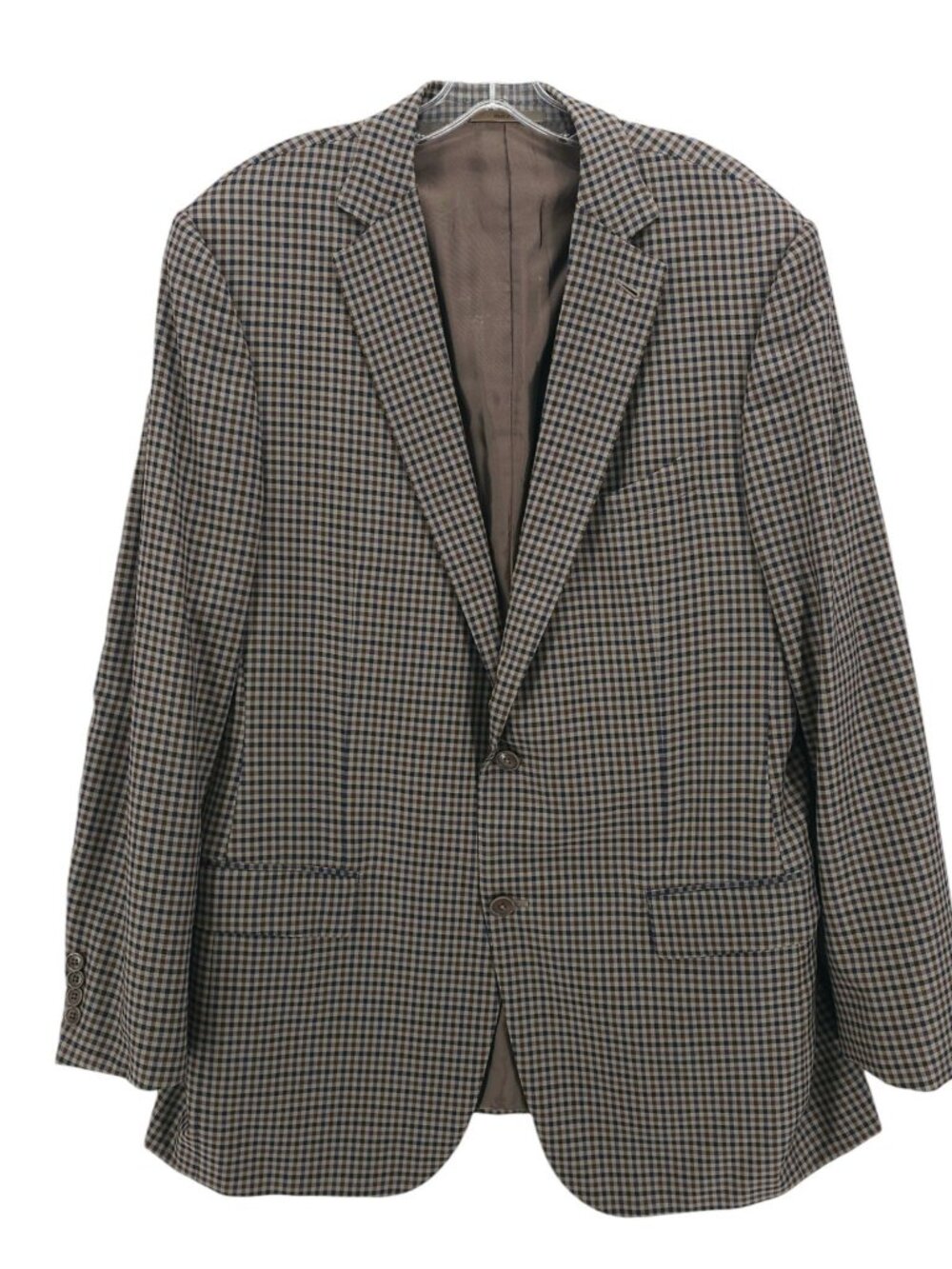 Ermenegildo Zegna Blazer Jacket Multicolor Check Pattern Estimated 42L - READ!!